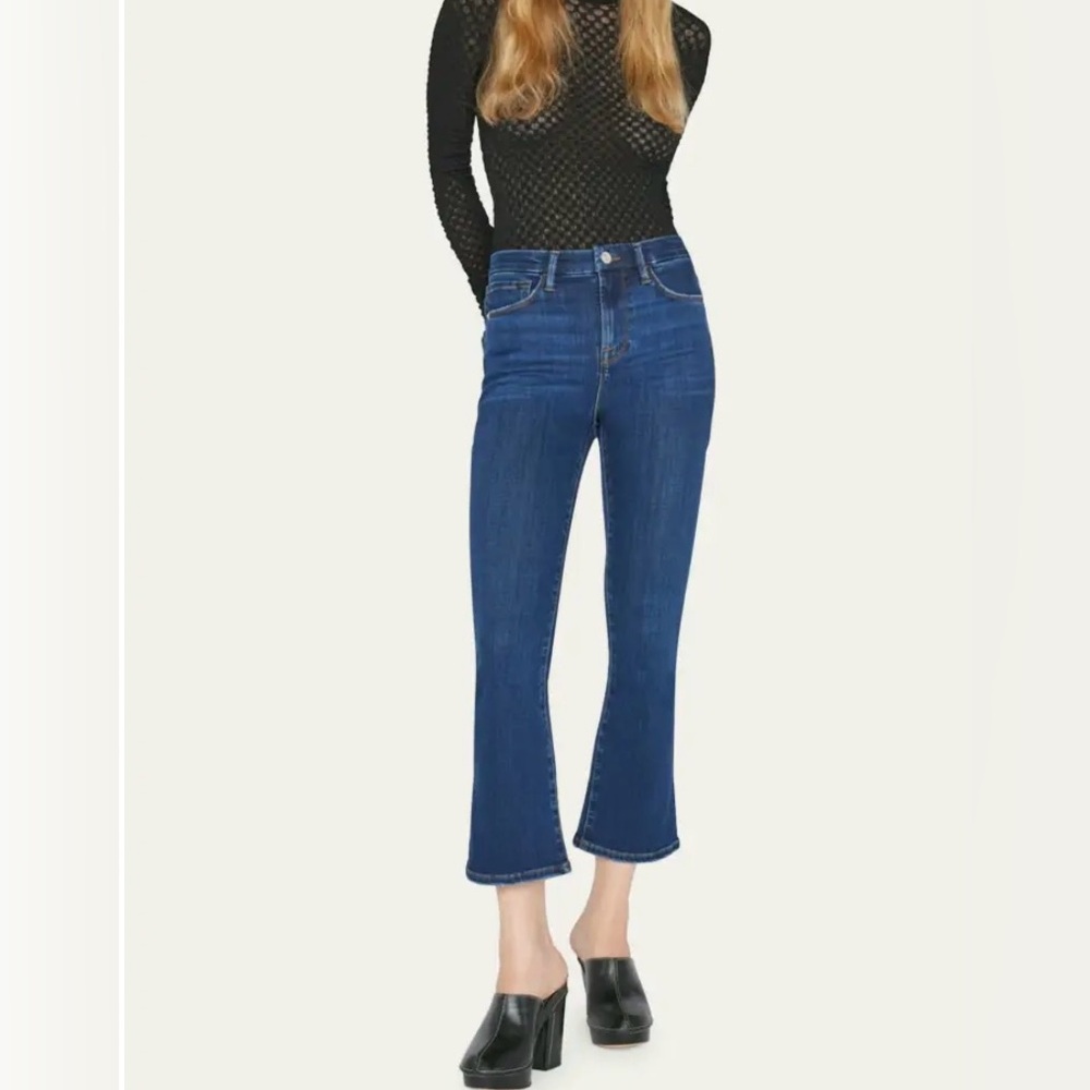 Frame Le Crop Mini Boot in Majesty Color